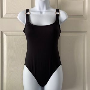 NWT Michael Kors Swimsuit One Piece Black